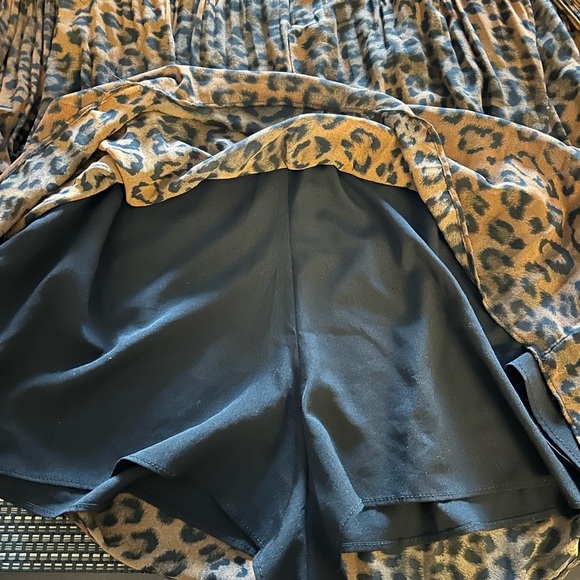Zara trf leopard print chiffon mini dress Medium - Picture 5 of 5